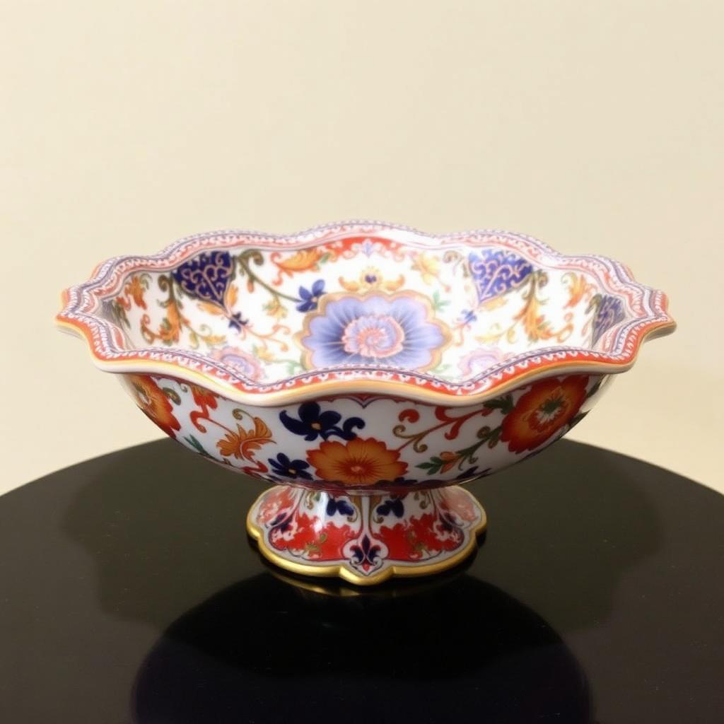 English Regency Style Imari Porcelain Centerpiece
