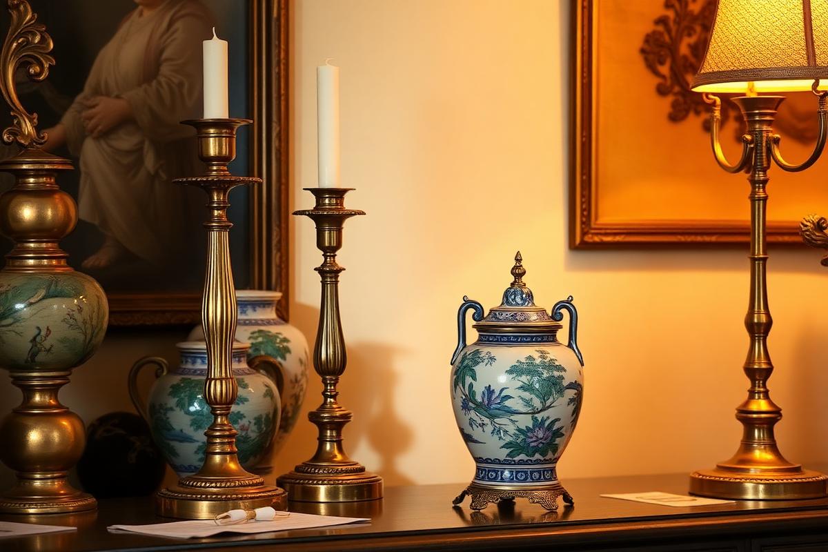 Curated antique collection